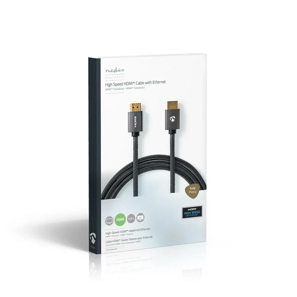 Nedis HDMI-кабель CVTB34000GY50 — 5 м Photo 8