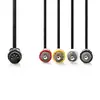 Nedis CAGL20400BK10 audio kabelis 1 m DIN→4×RCA Photo 2