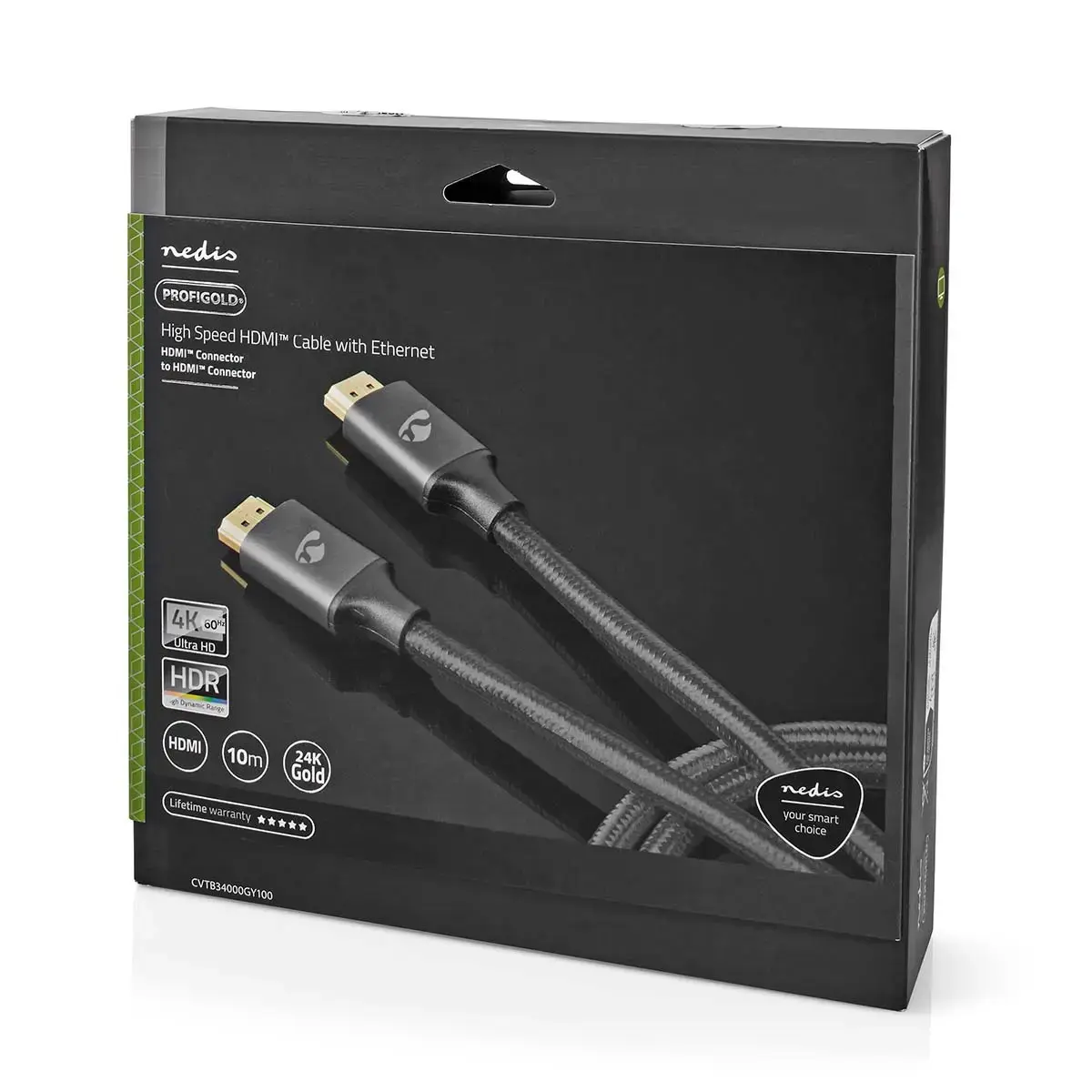 Nedis CVTB34000GY100 HDMI cable 10 m Photo 6