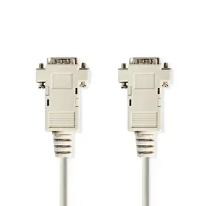 VGA kabelis Nedis CCGP59001IV20 — 1x VGA male uz 1x VGA male, krēmkrāsas