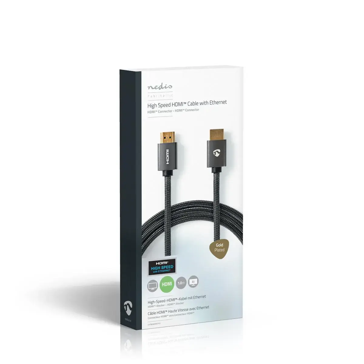 Nedis CVTB34000GY10 HDMI cable 1 m Photo 8