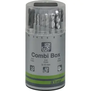 Urbu komplekts UN Combi Box 3–10 mm, dažādi izmēri (3,4,5,6,7,8,9,10)