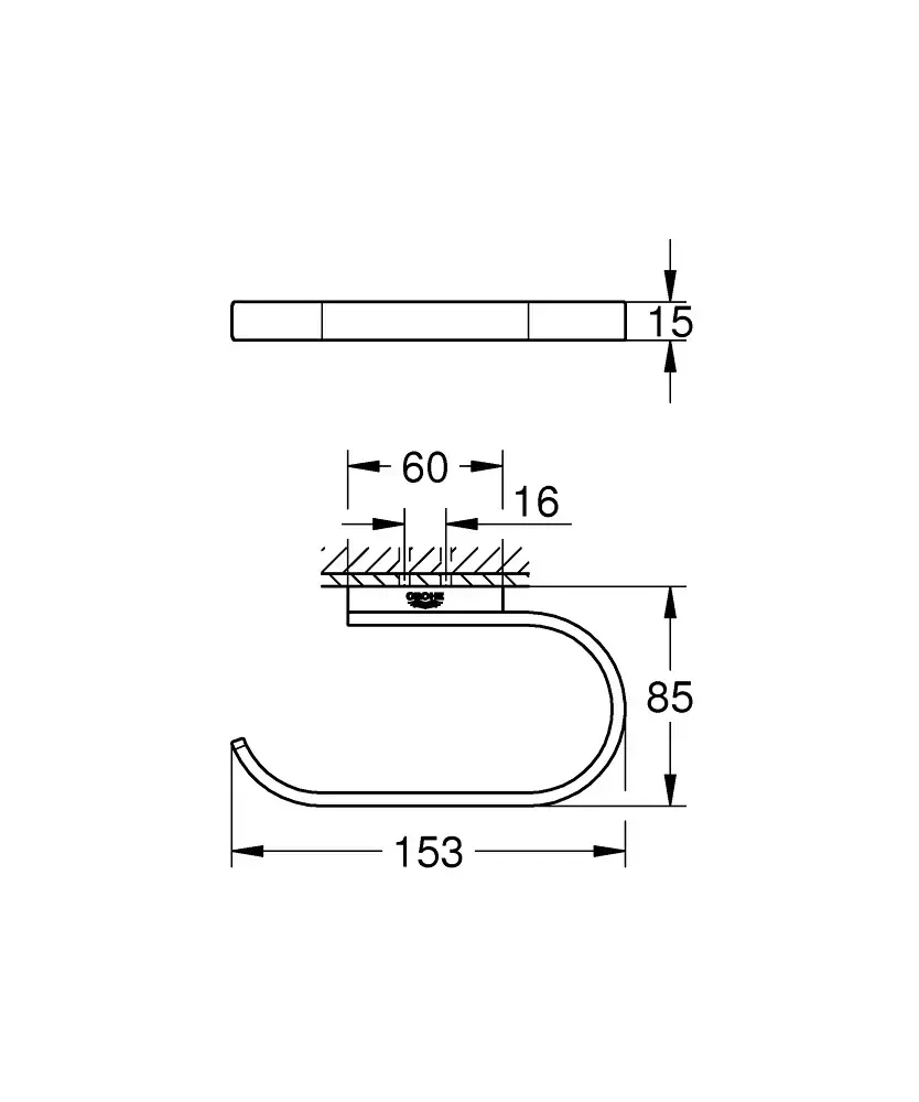 GROHE Selection Black jaucējkrāns 41220KF0 Photo 3