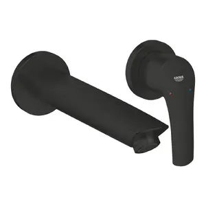 Смеситель GROHE Eurosmart Black — однорычажный для умывальника, черный, 1 шт