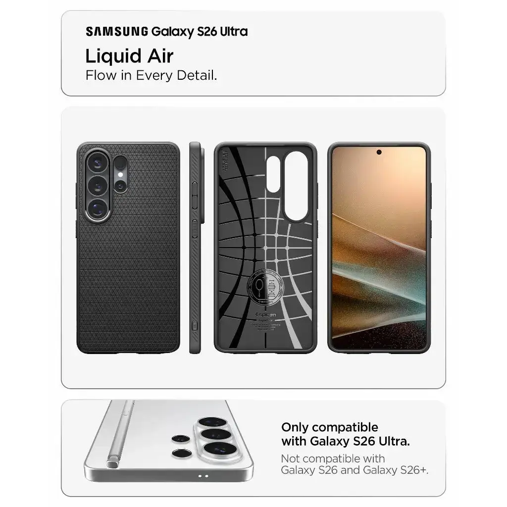 Spigen Liquid Air — Galaxy S26 Ultra vāciņš Photo 2