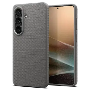 Protective cover Spigen Liquid Air for Samsung Galaxy S26 — TPU, fits 6.3" screen, Marble Gray