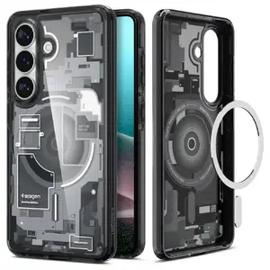 Aizsargplāns Spigen priekš Samsung Galaxy S26 MagFit Zero One, PC+TPU, melns, piemērots 6.3"