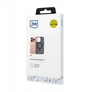Защитный MagCase для Samsung Galaxy A37 от 3MK — дымчатый полупрозрачный чехол