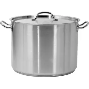 Stainless Steel High Pot with Lid YATO 40 x 30 cm, 37.7 L