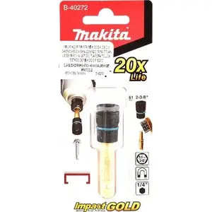 Socket bit Makita 9.6×61 mm with interchangeable 1/4" hex holder