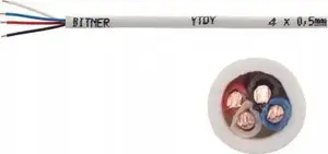 No name intercom cable YTDY 12×0.5 mm² — 12 conductors, 0.5 mm² each