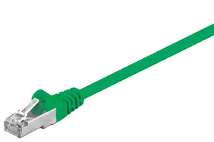 Патч-кабель GOOBAY CAT 5e F/UTP, RJ-45—RJ-45, 15 м, зелёный