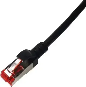 Network patch cable ICIDU Brackton SF/UTP CAT6a 0.5 m Black
