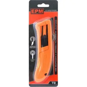 EPM Safety Utility Knife with Trapezoid Blade E-400-0428