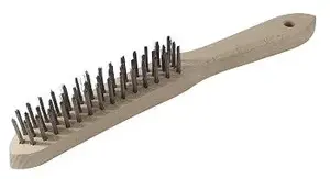 Wire brush Szczotpol SZ 15 S — 5-row steel wire brush for cleaning and rust removal