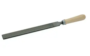 Wood rasp round 200 mm MEGA 69921, rounded-profile hand rasp for woodworking