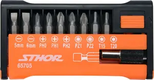 Screwdriver bit STHOR 65705 — pack of 10, standard replacement bit