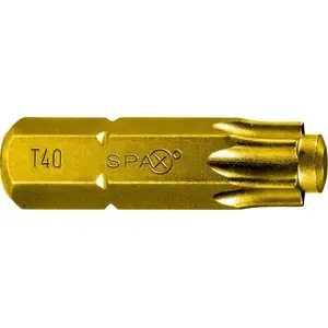 SPAX screwdriver bit T-STAR PLUS 25 mm, type BIT GROT (40) — 1 piece