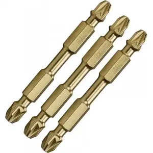 Screwdriver Bits Set Makita double magnetic PZ3 65 mm, 3 pieces