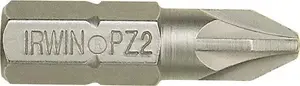 Биты для отвертки Irwin Grot 1/4" 50 мм Pozidriv PZ2, 5 шт., MPN 10504344