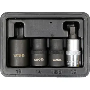 Набор торцевых головок YATO YT-06806 — привод 1/2", метрические головки, в коробке