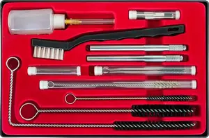 Cleaning kit Airpress PN-013 for paint spray guns, 22 pieces (MPN 45999)