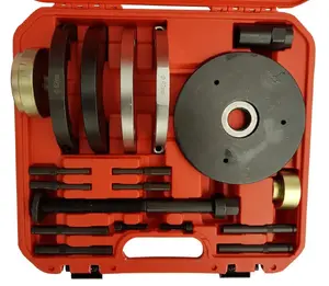 Wheel Hub Bearing Service Tool Kit Rockforce RF-913T2B — 16 pcs, 82 mm for Ford Mondeo/Galaxy/S-Max, Land Rover Freelander 2, Volvo, case