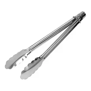 Kitchen tongs YATO YG-02751 — stainless steel, 300 mm length
