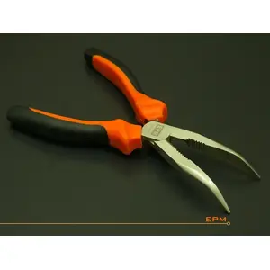 Knaibles EPM E-400-0007 ar izliektu garu galu, 200 mm