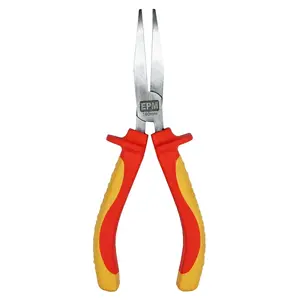Izolētas pagarinātas taisnas knaibles 160 mm EPM E-400-0036