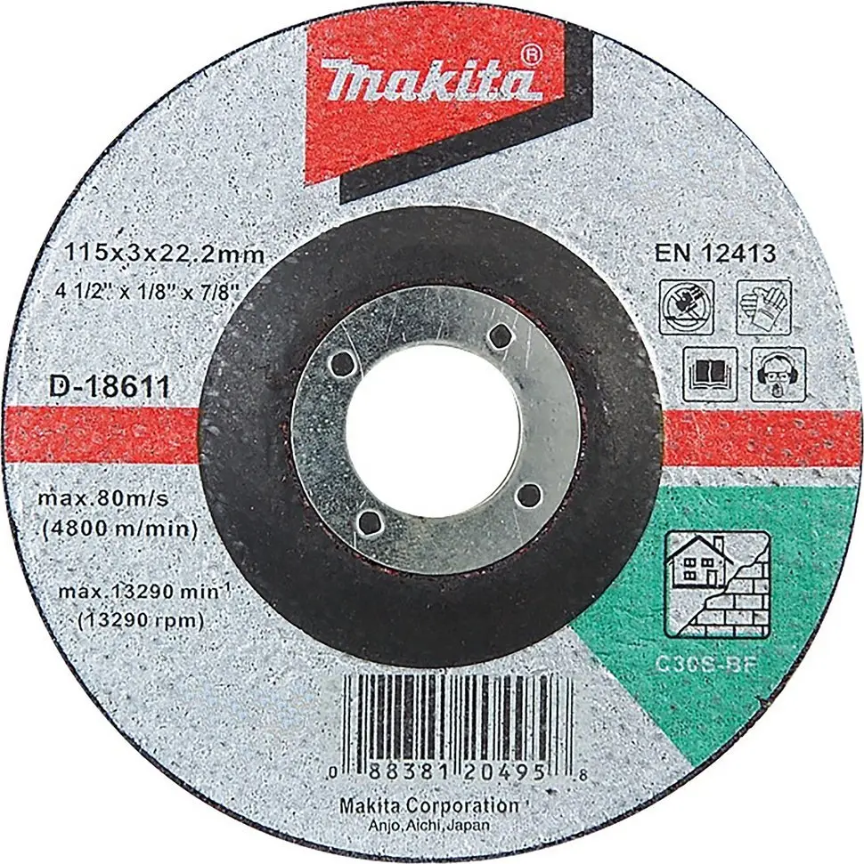 Leņķa slīpmašīnas aksesuārs Makita D-18611 —