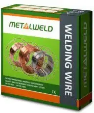 Metināšanas stieple Metalweld MIG 308LSI 1,0 mm — spole 15 kg, pildmateriāls nerūsējošajam tēraudam