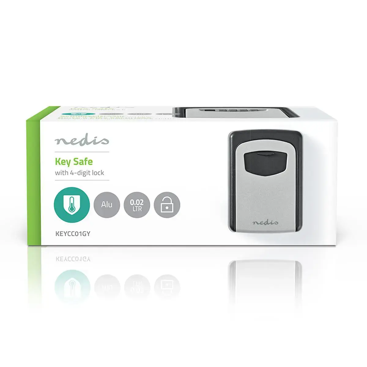 Настенный сейф Nedis KEYCC01GY Photo 9