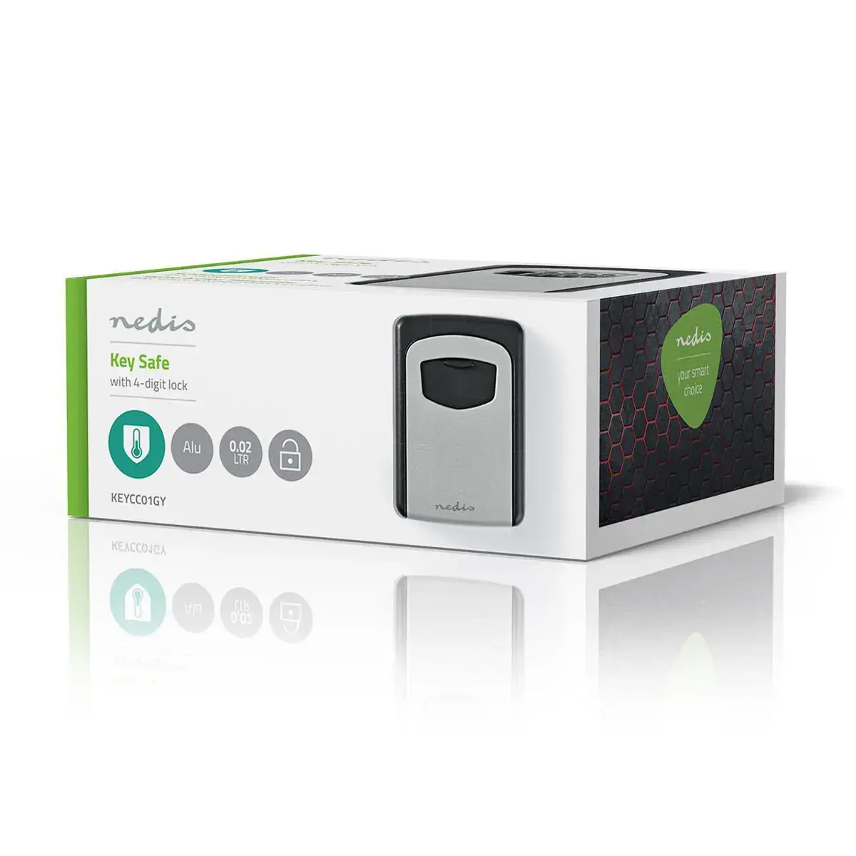 Настенный сейф Nedis KEYCC01GY Photo 10