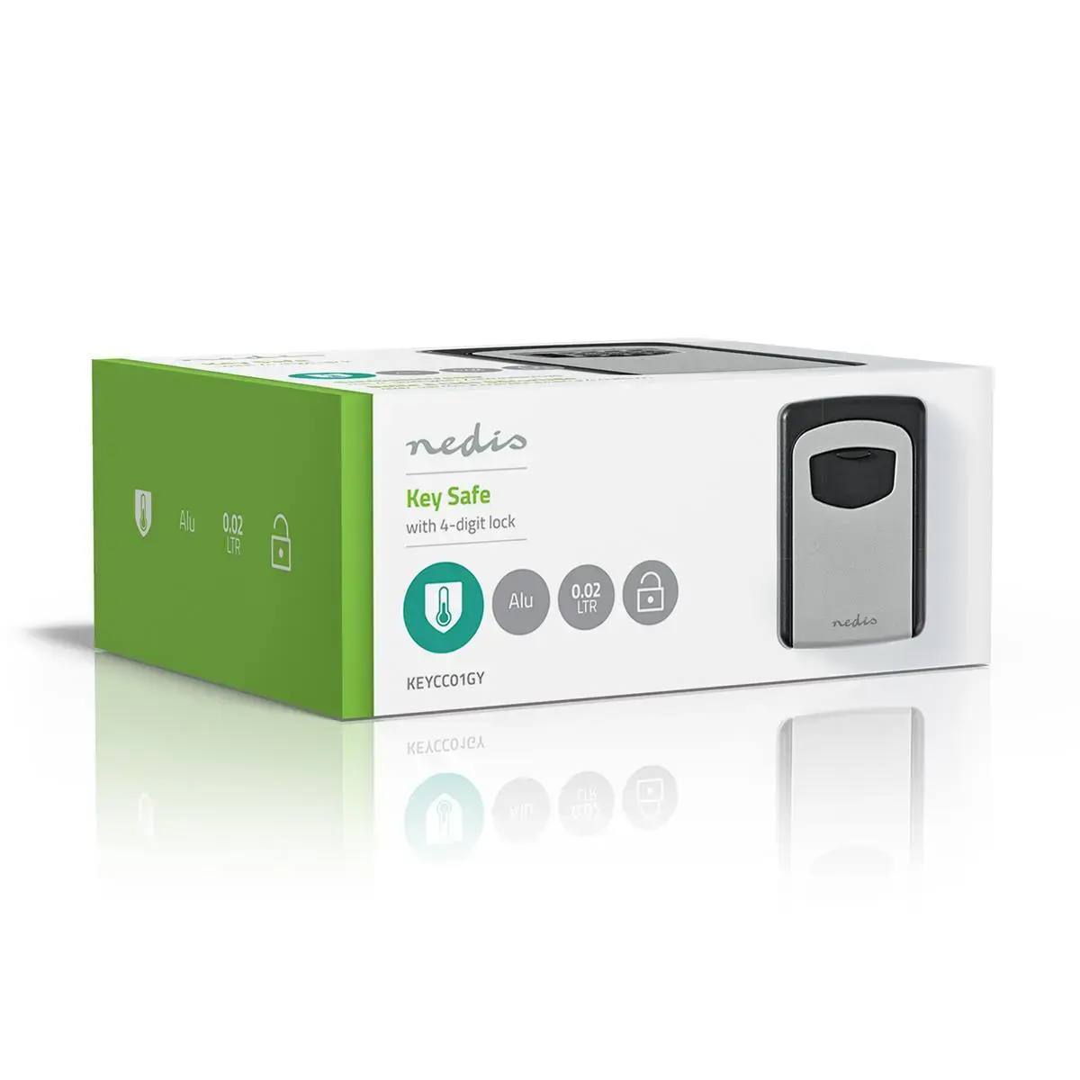 Настенный сейф Nedis KEYCC01GY Photo 11