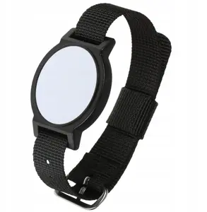 Wristband with RFID tag Atlo ATLO-727/B — reusable wrist strap with integrated RFID tag