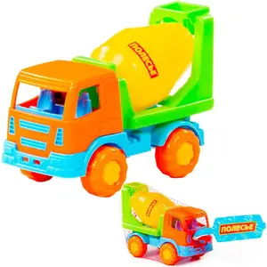 Механическая игрушка Polesie AUTO CIEZAR BETON 8x17x11 см - бетономешалка