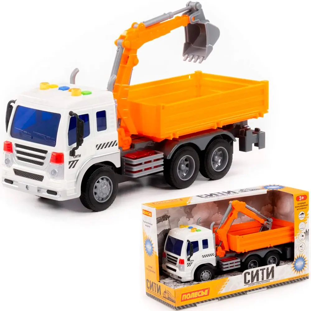 Polesie AUTO CIEZAR KOMUNALNE 8x17x11 rotaļu