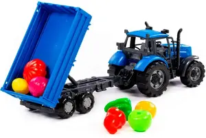 Игрушечный трактор Polesie TRAKTOR P/B AKC 40X12X15 PROGRESS WB P8 – пластиковая модель 40×12×15 см