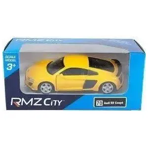Die-cast model car Daffi Audi R8 2019 Yellow RMZ, scale unspecified, collectible replica