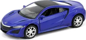 Daffi Honda NSX 2017 rotaļu mašīna, zila — mehāniska ievilkšanas (pull-back) modelis, mērogs nav norādīts
