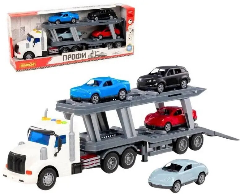 Polesie rotaļu autopārvadātājs ar platformu 54×12×21