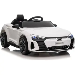 Ride-on Electric Car Triton Audi E‑Tron GT QLS-6888 — battery-powered children's vehicle, white