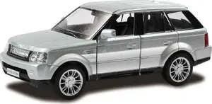 Daffi Land Rover Range Rover Sport — bērnu mehāniskā rotaļlieta automašīna, sudrabota