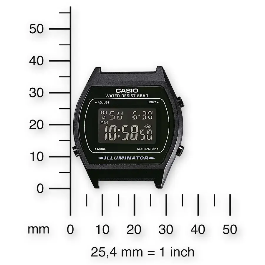 CASIO B640WB-1BEF rokassprādzes elektroniskais pulkstenis Photo 4