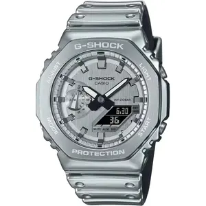 Rokaspulkstenis EDIFICE GM-2100YM-8AER — analogi-digitāls, triecienizturīgs, tērauda rāmis