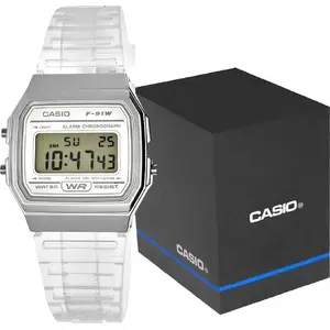 Quartz F-91WS-7EF women's quartz digital wrist watch, model F-91WS-7EF