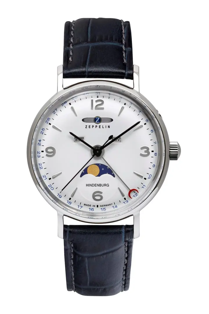 Zeppelin Hindenburg Moonphase Lady 8077-1 часы Photo 2