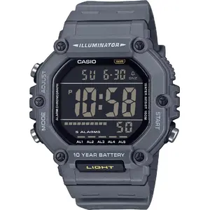 Digitālās rokaspulkstenis CASIO AE-1600H -8BVEF — ūdensizturīgs jauniešu modelis, digitālais ekrāns