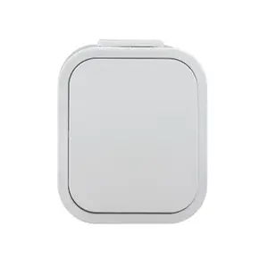 Surface-mounted Abex light/bell switch WNT-6/7B2 white IP44